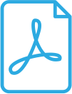 A document icon with the Acrobat pdf symbol outlined in blue.