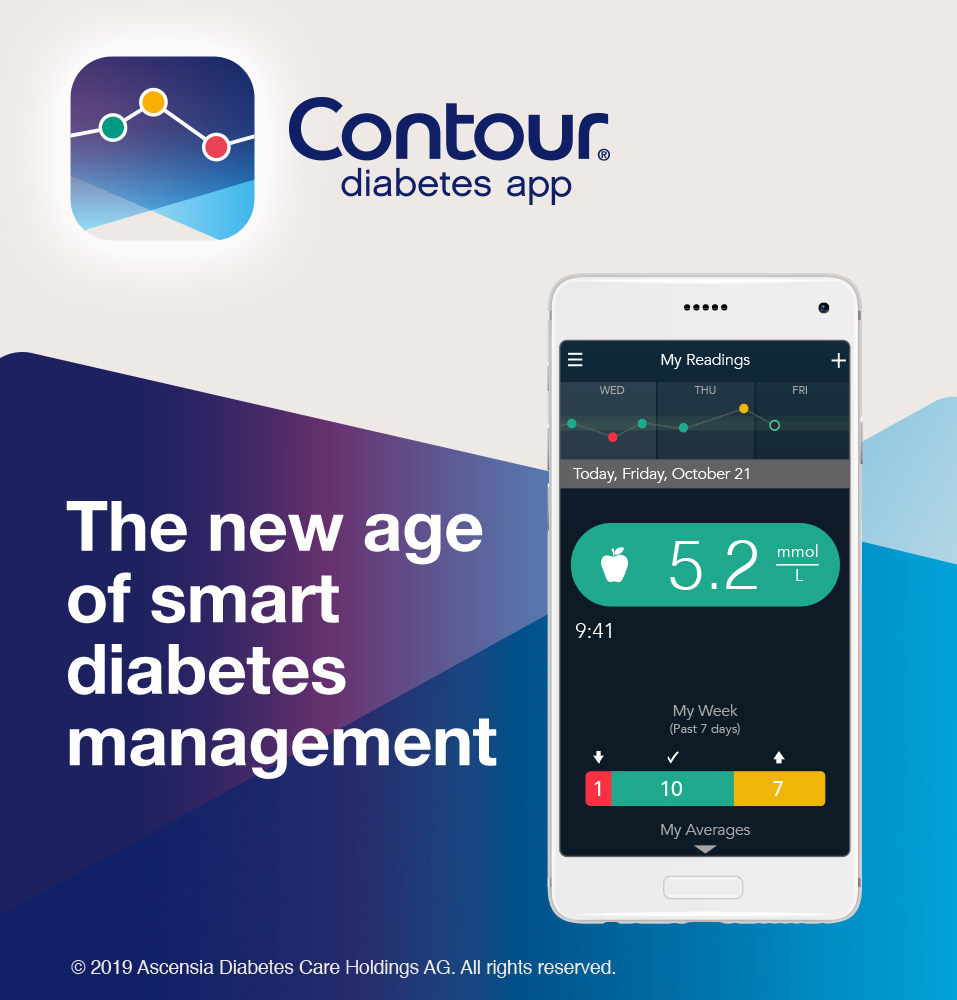 The CONTOUR DIABETES app