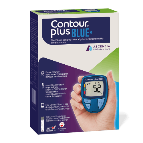 CONTOUR PLUS BLUE blood glucose meter