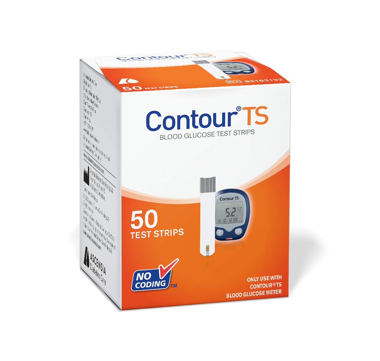 Contour TS test strip box