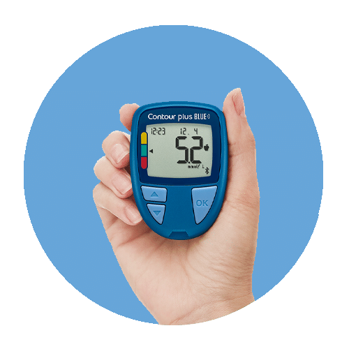 CONTOUR PLUS BLUE blood glucose meter